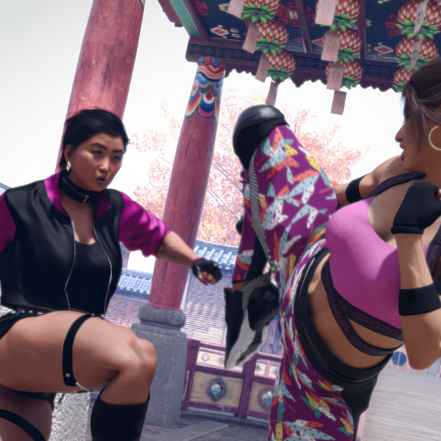 January 2026: Gisela vs. Seon Mi (Korean Garden) Fight