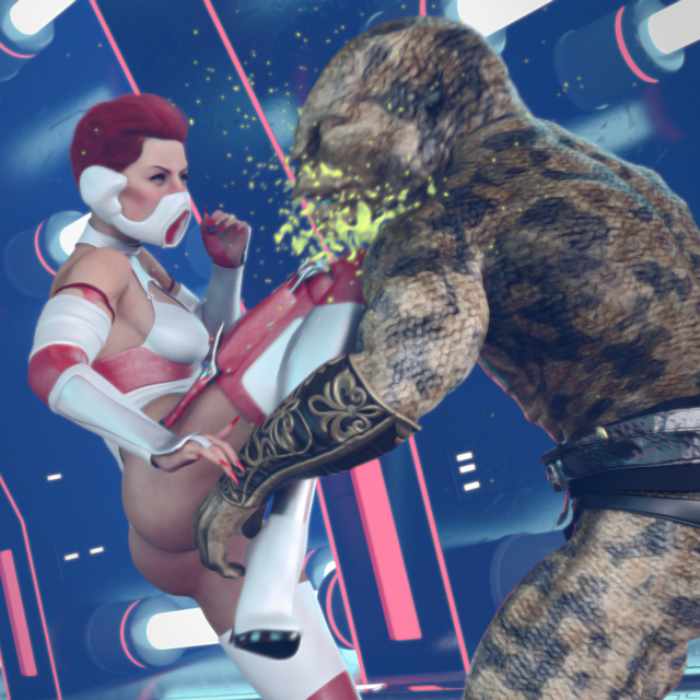 May 2026: Spektra vs. Slither (Astrellan Spaceship) Fight